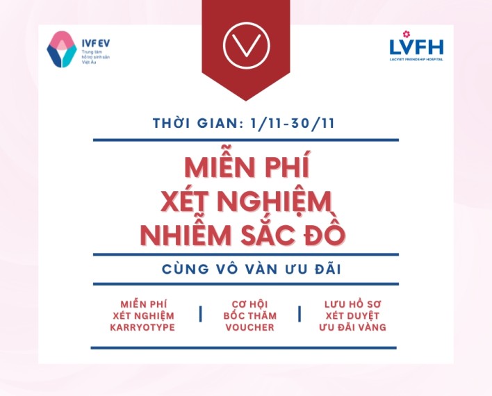 [HOT] MIỄN PHÍ 100% CHI PHÍ XÉT NGHIỆM NHIỄM SẮC ĐỒ ĐẾN HẾT THÁNG 11